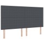 Cabecera Diseño Simple Gris Oscuro 180 cm Tela de Pana de , Cabeceros y pies de cama - Ref: Foro24-3337733, Precio: 117,03 €,...