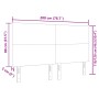 Cabecero Diseño Sencillo Crema 200 cm Tela de Pana de , Cabeceros y pies de cama - Ref: Foro24-3337738, Precio: 152,12 €, Des...
