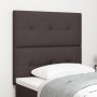 Cabecero tapizado con botones Marrón oscuro 80 cm Tela de , Cabeceros y pies de cama - Ref: Foro24-3337785, Precio: 71,32 €, ...
