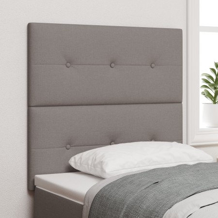 Cabecero de Tapizado con Botones Taupe 80 cm de Tejido de , Cabeceros y pies de cama - Ref: Foro24-3337786, Precio: 59,13 €, ...