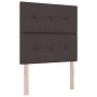 Cabecero Tapizado con Botones Marrón Oscuro de 90 cm de , Cabeceros y pies de cama - Ref: Foro24-3337798, Precio: 76,74 €, De...