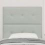 Cabecero con botones, gris claro, 90 cm, terciopelo de , Cabeceros y pies de cama - Ref: Foro24-3337802, Precio: 76,68 €, Des...