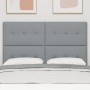 Cabecero de cama con botones tapizados en gris claro de 140 cm de , Cabeceros y pies de cama - Ref: Foro24-3337821, Precio: 1...