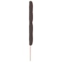 Cabecero de tapizado con botones marrón oscuro 140 cm de tela de , Cabeceros y pies de cama - Ref: Foro24-3337824, Precio: 12...