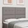 Cabecero con botones en taupe de 140 cm de tela de , Cabeceros y pies de cama - Ref: Foro24-3337825, Precio: 104,74 €, Descue...