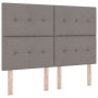 Cabecero con botones en taupe de 140 cm de tela de , Cabeceros y pies de cama - Ref: Foro24-3337825, Precio: 104,74 €, Descue...