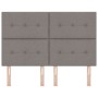 Cabecero con botones en taupe de 140 cm de tela de , Cabeceros y pies de cama - Ref: Foro24-3337825, Precio: 104,74 €, Descue...