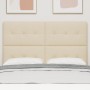 Cabecero de con botones, tapizado en crema de 140 cm de , Cabeceros y pies de cama - Ref: Foro24-3337826, Precio: 128,77 €, D...