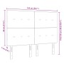Cabecero de con botones, tapizado en crema de 140 cm de , Cabeceros y pies de cama - Ref: Foro24-3337826, Precio: 128,77 €, D...