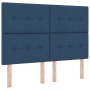 Cabecero Acolchado con Botones Azul 140 cm Tela de , Cabeceros y pies de cama - Ref: Foro24-3337827, Precio: 105,35 €, Descue...