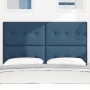 Cabecero Acolchado con Botones Azul 140 cm Tela de , Cabeceros y pies de cama - Ref: Foro24-3337827, Precio: 105,35 €, Descue...
