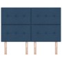 Cabecero Acolchado con Botones Azul 140 cm Tela de , Cabeceros y pies de cama - Ref: Foro24-3337827, Precio: 105,35 €, Descue...