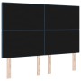 Cabecero Acolchado con Botones Azul 140 cm Tela de , Cabeceros y pies de cama - Ref: Foro24-3337827, Precio: 105,35 €, Descue...