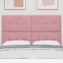Cabecero con botones acolchados en rosa de 140 cm de terciopelo de , Cabeceros y pies de cama - Ref: Foro24-3337833, Precio: ...