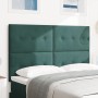 Cabecero Tapizado con Botones Verde Oscuro 160 cm Terciopelo de , Cabeceros y pies de cama - Ref: Foro24-3337844, Precio: 109...