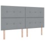 Cabezal Botonera Gris Claro 180 cm Tela de , Cabeceros y pies de cama - Ref: Foro24-3337847, Precio: 142,48 €, Descuento: %