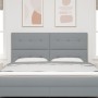Cabezal Botonera Gris Claro 180 cm Tela de , Cabeceros y pies de cama - Ref: Foro24-3337847, Precio: 142,48 €, Descuento: %