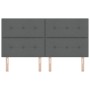 Cabezal con botones tapizado en gris oscuro de 180 cm de , Cabeceros y pies de cama - Ref: Foro24-3337848, Precio: 118,12 €, ...