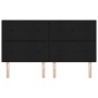 Cabecero Tapizado con Botones Negro 180 cm Tela de , Cabeceros y pies de cama - Ref: Foro24-3337849, Precio: 142,48 €, Descue...