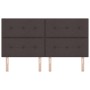 Cabecero Button Tufted Marrón Oscuro 180 cm Tela de , Cabeceros y pies de cama - Ref: Foro24-3337850, Precio: 142,48 €, Descu...