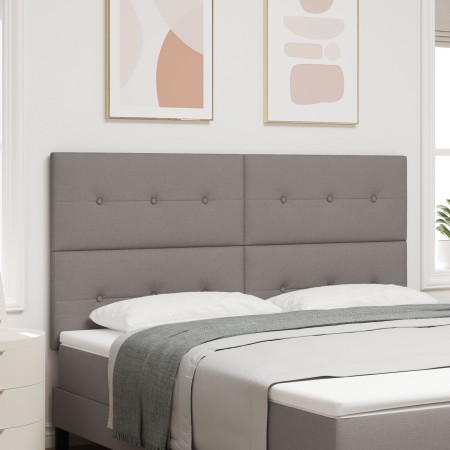Cabecero con botones acolchados color taupe de 180 cm en tela de , Cabeceros y pies de cama - Ref: Foro24-3337851, Precio: 11...