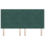 Cabecero Botones Tapizado Verde Oscuro 180 cm Terciopelo de , Cabeceros y pies de cama - Ref: Foro24-3337857, Precio: 118,04 ...