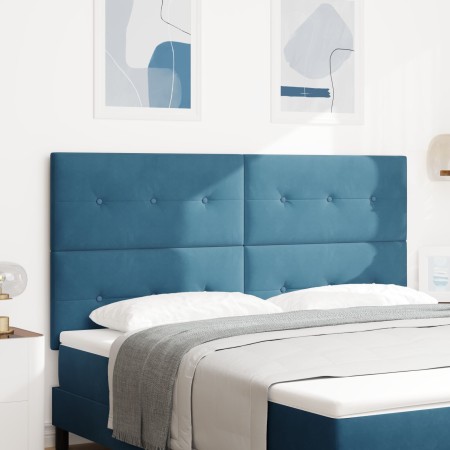 Cabecero Azul Oscuro 180 cm Terciopelo de , Cabeceros y pies de cama - Ref: Foro24-3337858, Precio: 142,18 €, Descuento: %