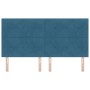 Cabecero Azul Oscuro 180 cm Terciopelo de , Cabeceros y pies de cama - Ref: Foro24-3337858, Precio: 142,18 €, Descuento: %