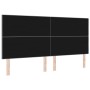 Cabecera Botonada Gris Claro 200 cm Tela de , Cabeceros y pies de cama - Ref: Foro24-3337860, Precio: 150,66 €, Descuento: %