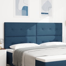 Cabecero Button Tufted Azul 200 cm Tela de , Cabeceros y pies de cama - Ref: Foro24-3337866, Precio: 151,43 €, Descuento: %
