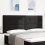 Cabecero con botones acolchados negro de 200 cm de terciopelo de , Cabeceros y pies de cama - Ref: Foro24-3337869, Precio: 12...