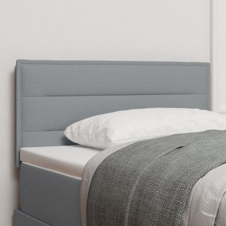 Cabecero con LED Gris Claro Tela 80 cm Estructura de Cama de , Cabeceros y pies de cama - Ref: Foro24-3337964, Precio: 60,04 ...