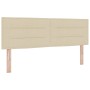 Cabecera Diseño de Líneas Crema 72 cm Tela de , Cabeceros y pies de cama - Ref: Foro24-3337990, Precio: 72,66 €, Descuento: %