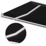 Toldo retráctil manual con LED gris antracita 6x3,5 m de vidaXL, Toldos - Ref: Foro24-3070084, Precio: 894,03 €, Descuento: %