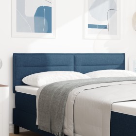 Cabecero LED Diseño de Líneas Azul 72 cm Tela de , Cabeceros y pies de cama - Ref: Foro24-3337991, Precio: 73,08 €, Descuento: %