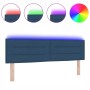 Cabecero LED Diseño de Líneas Azul 72 cm Tela de , Cabeceros y pies de cama - Ref: Foro24-3337991, Precio: 73,08 €, Descuento: %