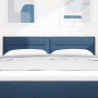 Cabecero LED Diseño de Líneas Azul 72 cm Tela de , Cabeceros y pies de cama - Ref: Foro24-3337991, Precio: 73,08 €, Descuento: %