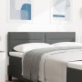 Cabecero Diseño Líneas Gris Oscuro 80 cm Tela de , Cabeceros y pies de cama - Ref: Foro24-3337993, Precio: 75,75 €, Descuento: %