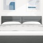 Cabecero Diseño Líneas Gris Oscuro 80 cm Tela de , Cabeceros y pies de cama - Ref: Foro24-3337993, Precio: 75,75 €, Descuento: %