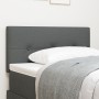 Cabezal LED con botones acolchados Gris Oscuro de 90 cm en Tela de , Cabeceros y pies de cama - Ref: Foro24-3338097, Precio: ...