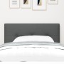 Cabezal LED con botones acolchados Gris Oscuro de 90 cm en Tela de , Cabeceros y pies de cama - Ref: Foro24-3338097, Precio: ...