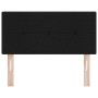 Cabecero LED con botones capitonados negro de 90 cm de tela de , Cabeceros y pies de cama - Ref: Foro24-3338098, Precio: 61,4...