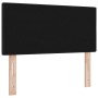 Cabecero LED con botones capitonados negro de 90 cm de tela de , Cabeceros y pies de cama - Ref: Foro24-3338098, Precio: 61,4...