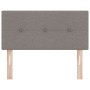 Cabecera LED con botones tapizada en taupe de 90 cm de , Cabeceros y pies de cama - Ref: Foro24-3338100, Precio: 61,43 €, Des...