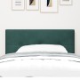 Cabecera LED con botones tapizados en terciopelo verde oscuro de 90 cm de , Cabeceros y pies de cama - Ref: Foro24-3338106, P...