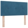 Cabecero LED Acolchado con botones Azul Oscuro 90 cm Terciopelo de , Cabeceros y pies de cama - Ref: Foro24-3338107, Precio: ...
