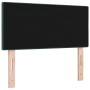 Cabecera LED con botones tapizados en terciopelo verde oscuro de 90 cm de , Cabeceros y pies de cama - Ref: Foro24-3338106, P...