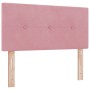 Cabecera LED Acolchada con Botones Rosa 100 cm Terciopelo de , Cabeceros y pies de cama - Ref: Foro24-3338121, Precio: 63,40 ...