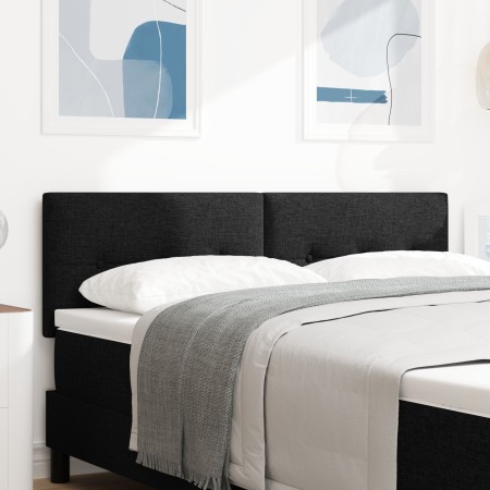 Cabecera LED con botones acolchados en negro de 72 cm de tela de , Cabeceros y pies de cama - Ref: Foro24-3338124, Precio: 70...