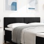 Cabecera LED con botones acolchados en negro de 72 cm de tela de , Cabeceros y pies de cama - Ref: Foro24-3338124, Precio: 70...